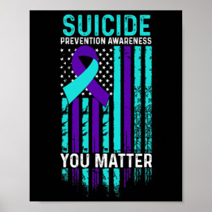 Preventie Bewustzijn - U Probleem Amerikaanse vlag Poster