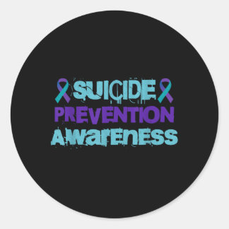 Preventie Illustratie Ronde Sticker