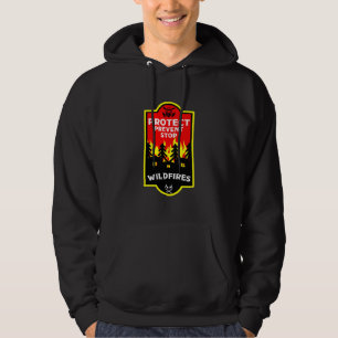 Preventie van bosbranden hoodie