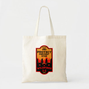 Preventie van bosbranden tote bag