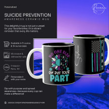 Prévention du suicide Nobody Else Mug en céramique
