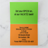 "PRÉVIENS-TOI" Invitation à la soirée d'Halloween (Intérieur)