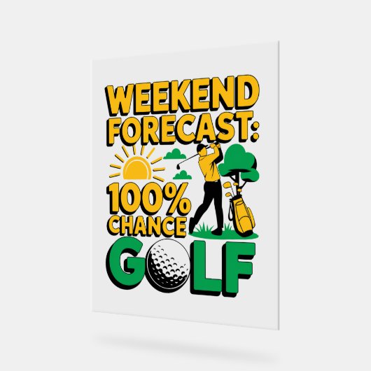 Prévision de fin de semaine 100% Chance de golf (Angle)