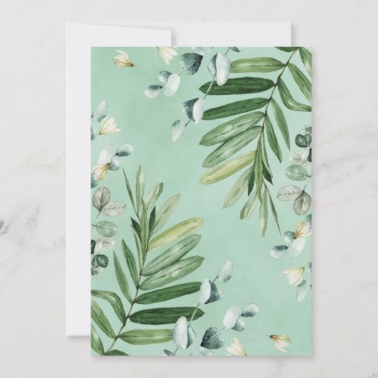 Prévisions Woodland pour la carte de jeu Baby show (Dos)