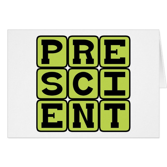 Prévoyant, Précognition (Devant horizontal)