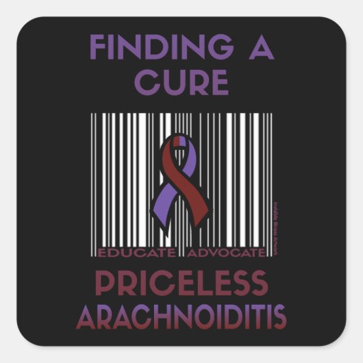 Priceless...Arachnoiditis Vierkante Sticker (Voorkant)