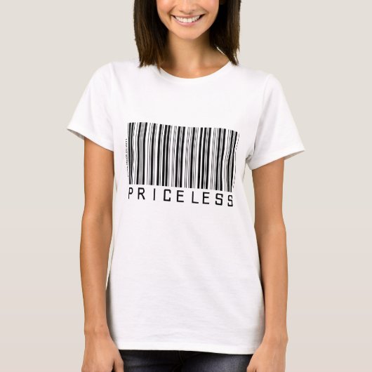 Priceless - Barcode - Shirt (Voorkant)
