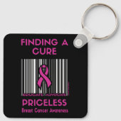 PRICELESS... Borstkanker Sleutelhanger (Achterkant)