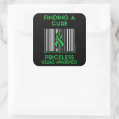 Priceless...Celiac Square Sticker (Tas)