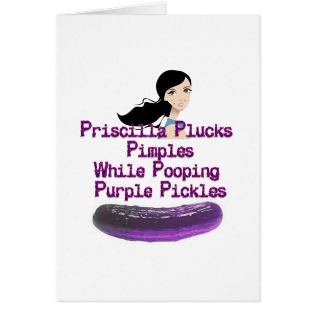 Pricilla Tongue Twister (Voorkant)