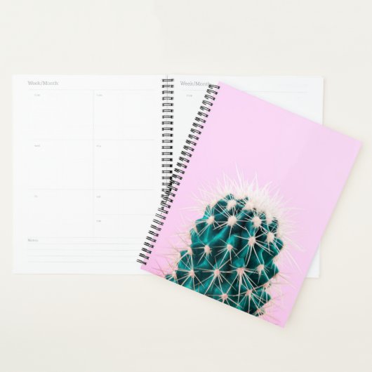 Prickley Cactus op roze Planner (Display)