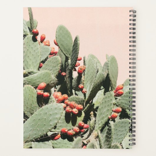 Prickley Pear Cactus Planner (Achterkant)