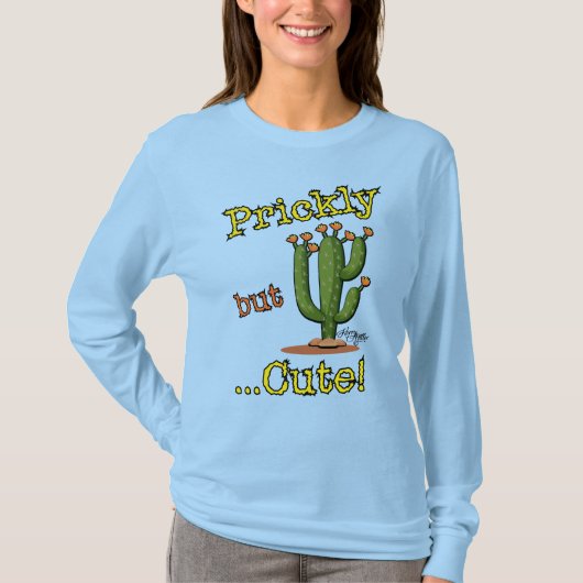 Prickly maar Cute T-shirt (Voorkant)