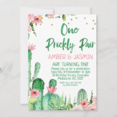 Prickly Paar Birthday Kaart (Voorkant)