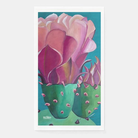 Prickly Pear Art over handdoeken Servet (Voorkant)