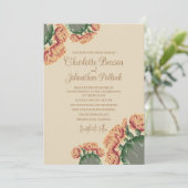 Prickly Pear Cactus Bloemen Elegante Cactus Bruilo Kaart (Staand voorkant)