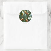 Prickly Pear Cactus Fruit Ronde Sticker (Tas)