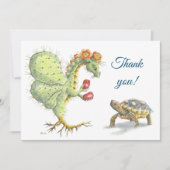 Prickly Pear Dragon & tortoise - Hartelijk dank Bedankkaart (Voorkant)