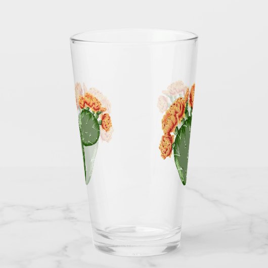 Prickly Pear Flowering Cactus Glas (Links)