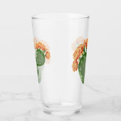 Prickly Pear Flowering Cactus Glas (Rechts)