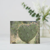 Prickly Pear Heart Briefkaart (Staand voorkant)