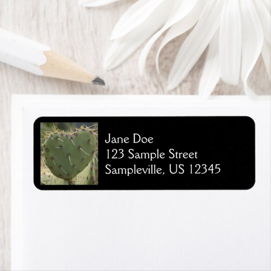 Prickly Pear Heart Etiket (Insitu)