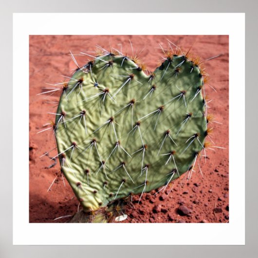 Prickly Pear Heart Poster (Voorkant)