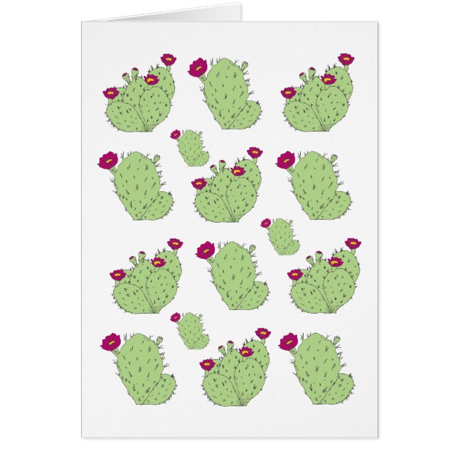 Prickly Pear Motif Texas State Plante Cactus Love (Devant)