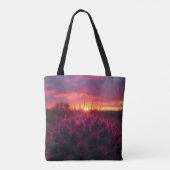 Prickly Pear Sunset Tote Bag - Southwestern Style (Dos)