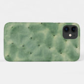 Prickly Pear Texture Pale Green iPhone 11 Coque (Dos (Horizontal))