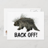 Prickly Porky Briefkaart (Voorkant / Achterkant)