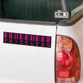 Pricless Barcode Bumpersticker (Op Truck)