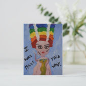 Pride 2016 Briefkaarten - Ik ben op deze manier ge (Staand voorkant)