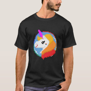 Pride 8-bits Unicorn Rainbow Grafische T - shirts 