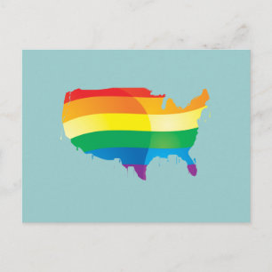 PRIDE AMERICA BRIEFKAART