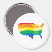 PRIDE AMERICA MAGNEET (Voorkant / Achterkant)
