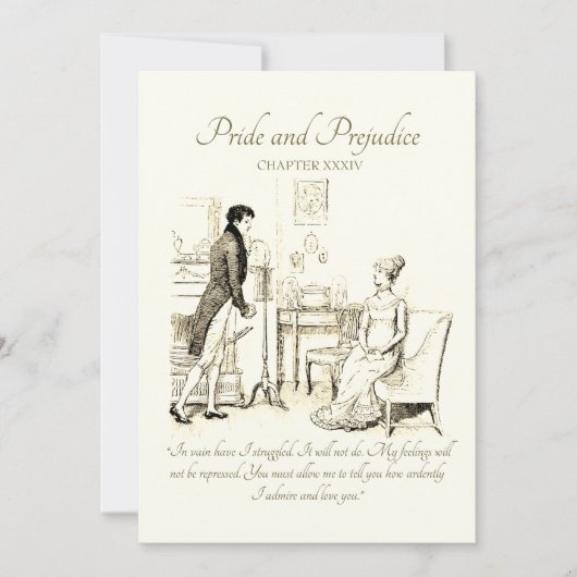 Pride and Prejudice: Darcy's eerste voorstel (Voorkant)