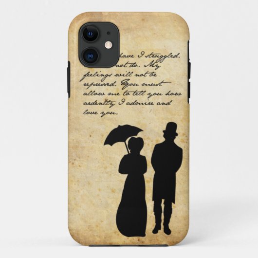 Pride and Prejudice Iphone Case (Achterkant)