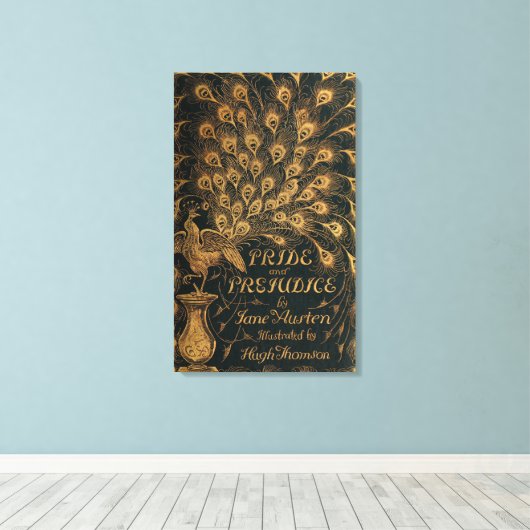 Pride and Prejudice Jane Austen (1894) Canvas Afdruk (Insitu (Houten vloer))