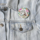 Pride and Prejudice - Knop Fools in Love Ronde Button 5,7 Cm (In situ)