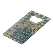 Pride and Prejudice Kredietkaart Flessenopener (Achterkant Gekanteld)