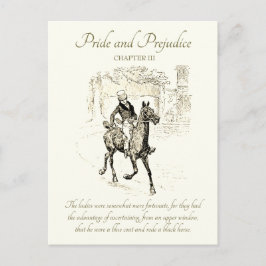 Pride and Prejudice Mr. Bingley op Black Horse Briefkaart