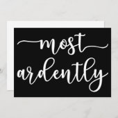 Pride And Prejudice Mr Darcy - Most Ardently I Kaart (Voorkant / Achterkant)