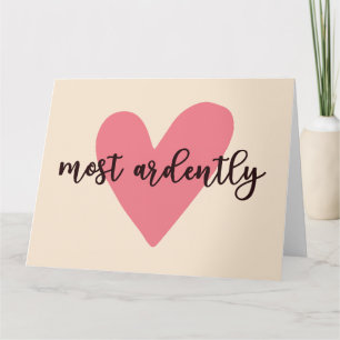 Pride and Prejudice Mr. Darcy - Zeer vurig V Kaart