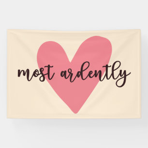 Pride and Prejudice Mr. Darcy - Zeer vurig V Spandoek