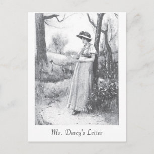 Pride and Prejudice: Mr. Darcy's Letter Briefkaart