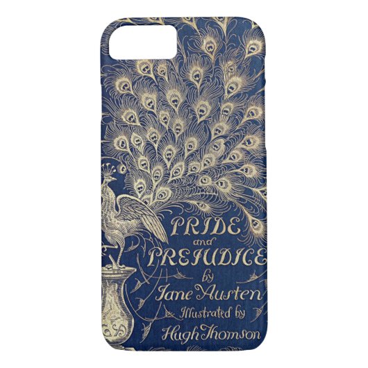 Pride and Prejudice Peacock Edition Book Hoesje (Achterkant)