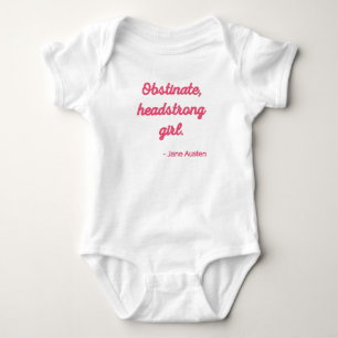 Pride and Prejudice Quote II - Stijlvolle stijl Romper