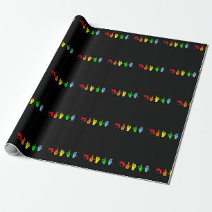 Pride ASL LGBTQ Sign Language Cadeaupapier