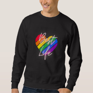 Pride Beste Leven Homoseksueel Lqbtq Regenboog War Trui
